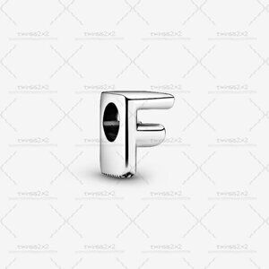 Pandora Letter F Alphabet Charm